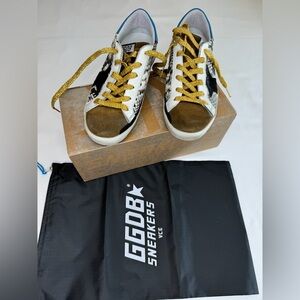 Golden Goose Leather Low Top Sneakers 8B